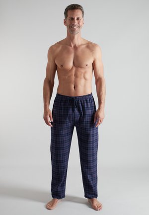 Götzburg, GÖTZBURG LANGE-HOSE - Pyjama bottoms - blau-dunkel-karo