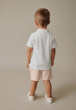Next, REGULAR FIT - SHORT SLEEVE SET - Træningsbukser - white