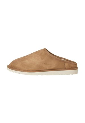 Slippers - cognac