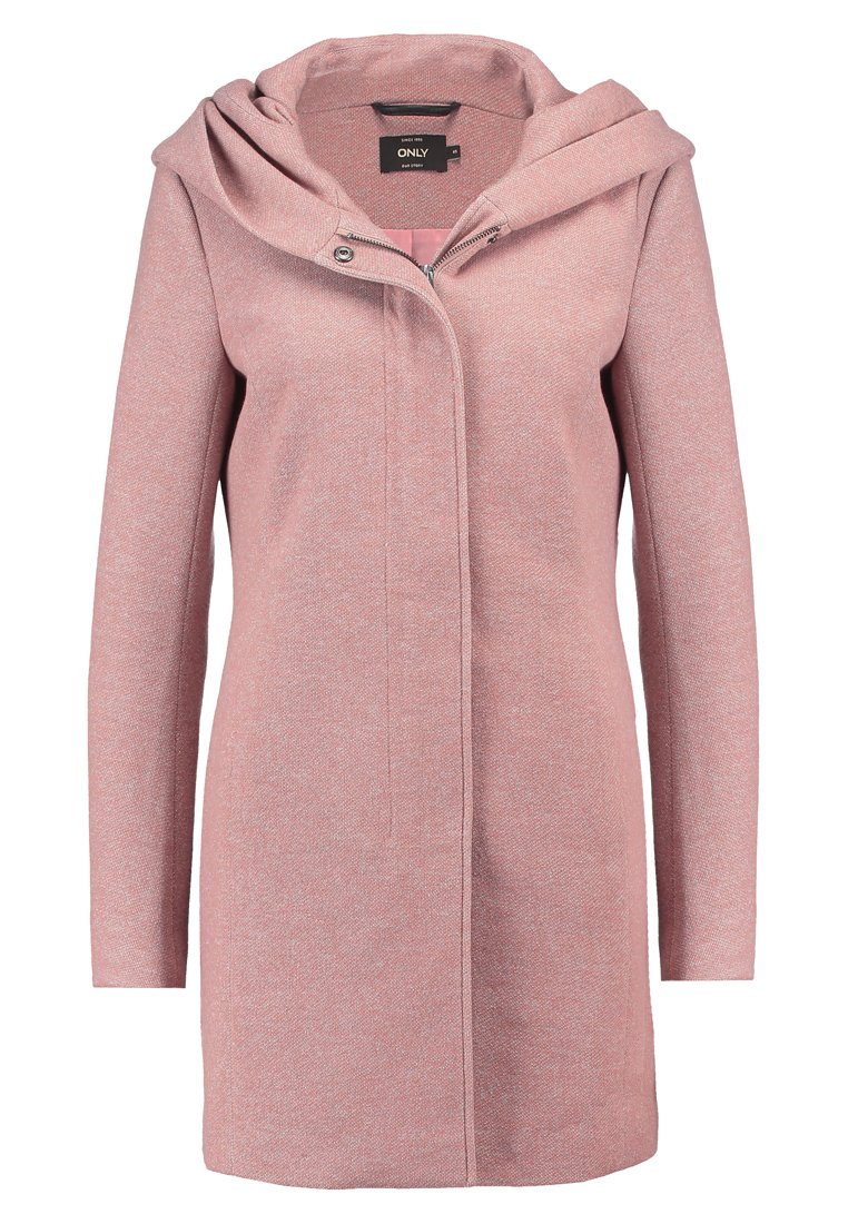 Only Onlsedona Halflange Jas Mocha Mousse Melange Lichtbruin Zalando Nl