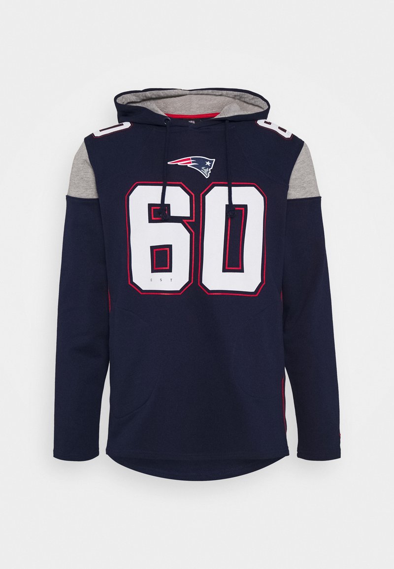 Fanatics Nfl New England Patriots Iconic Franchise Overhead Hoodie Club Wear Navy Dark Blue Zalando Co Uk