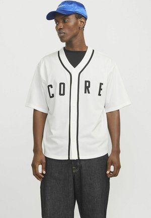 GEDRUCKT BASEBALL - Gilet - cloud dancer