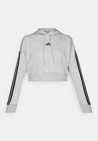 Hoodie - medium grey heather/black