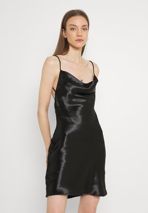 MINKY MINI DRESS - Denní šaty - black
