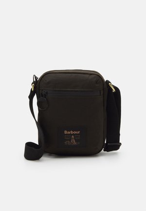 Barbour FIELD CROSSBODY BAG UNISEX - Schoudertas - olive/black