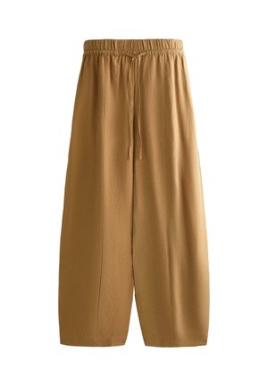 BALLOON WITH SEAMS - Trousers - camel