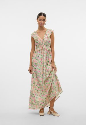 Vero Moda VMOSANA Long - Denné šaty - apricot