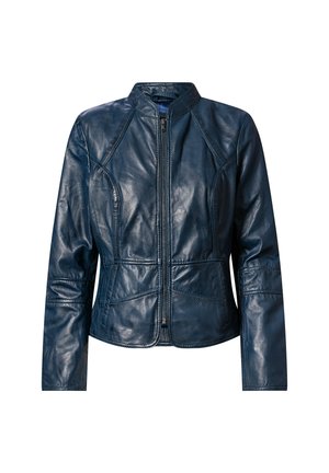 Leren jas - blau