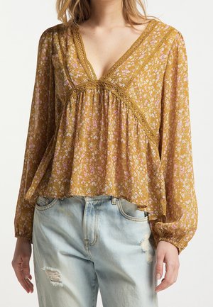 Blus - mustard yellow