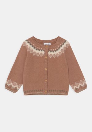 NBFOLINE - Strickjacke - café au lait