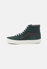 Vans SK8-HI UNISEX Baskets montantes scarab/vert foncé ZALANDO