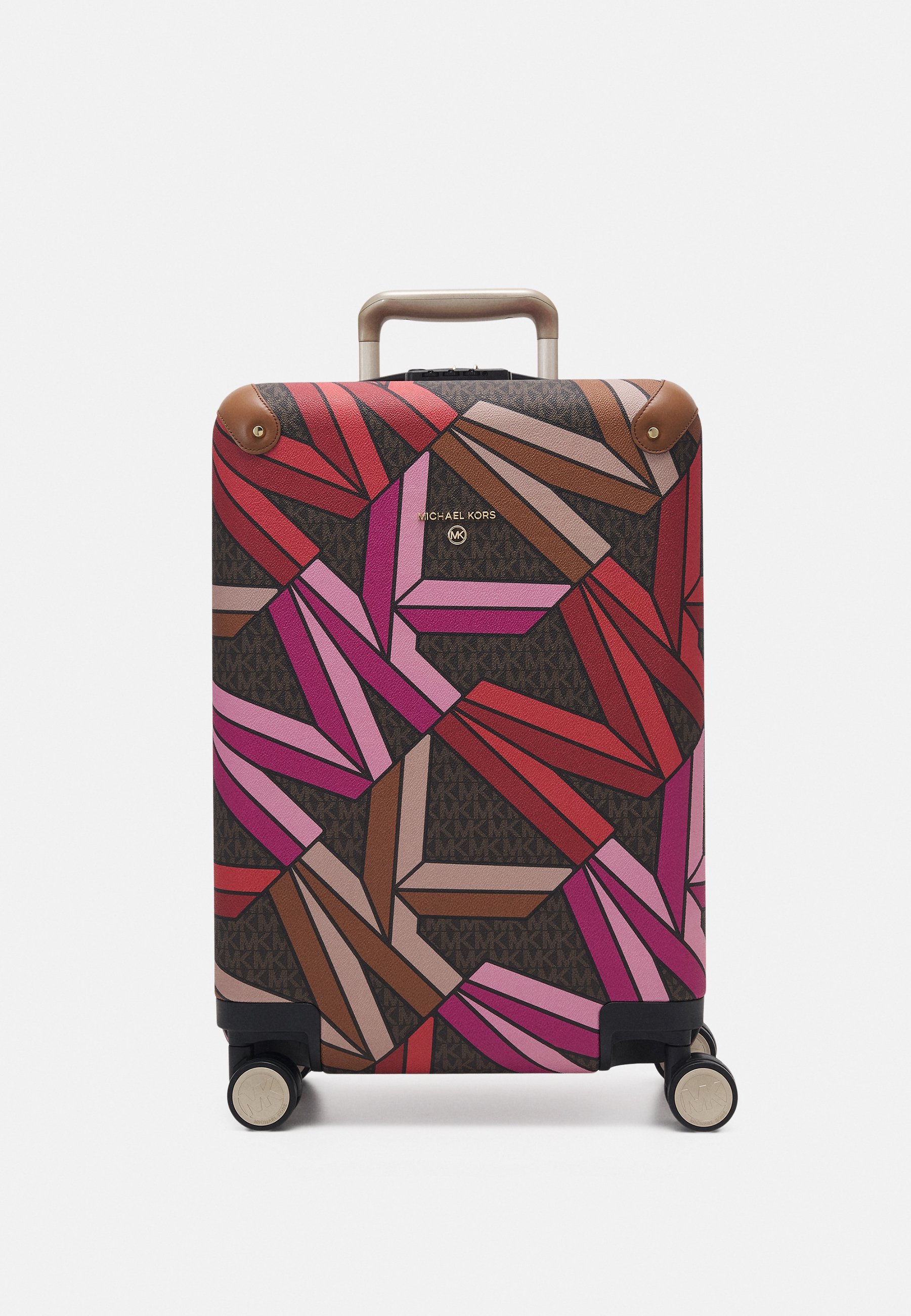 Maleta Michael Kors Bedford Travel Marrón Para Mujer