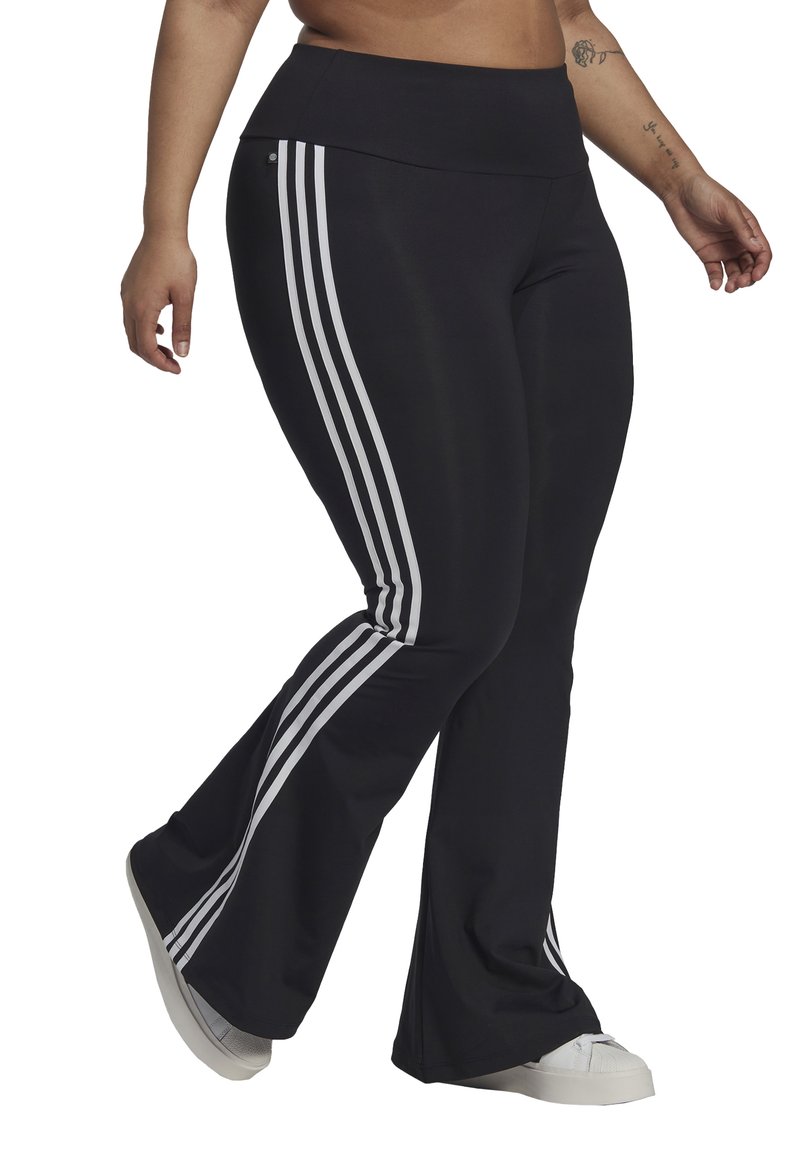 adidas Originals ADICOLOR CLASSICS FLARED PLUS SIZE Tracksuit bottoms black Zalando.co.uk