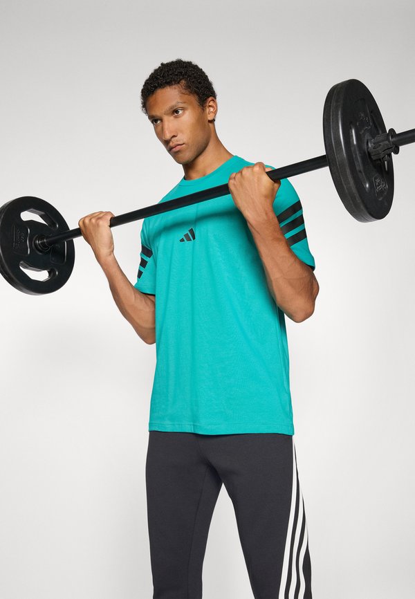 Print T-shirt - pure teal2