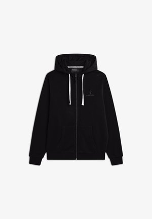 Freddy CAPPUCCIO CON TASCHE MARSUPIO - Felpa con zip - nero