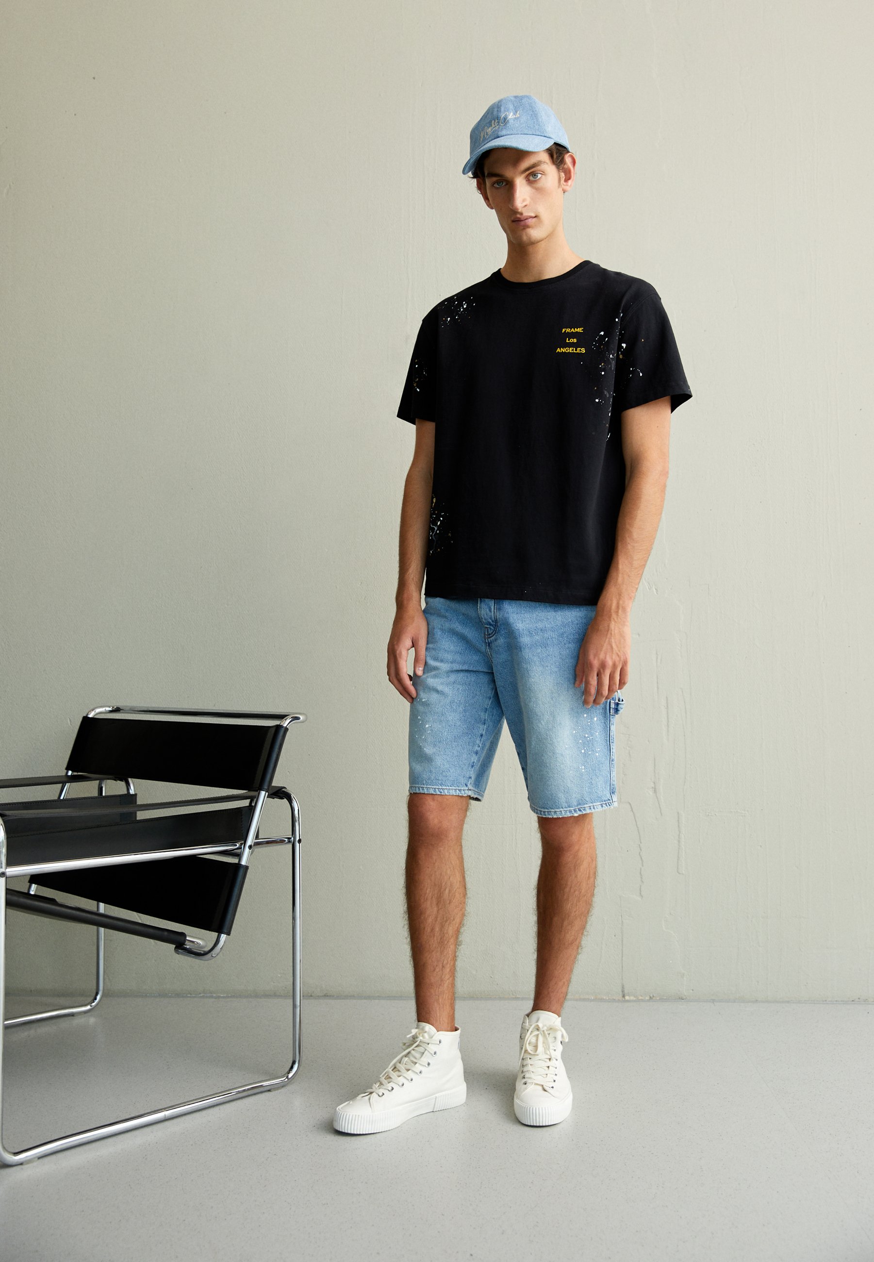 Frame Denim LOGO SPLASH PAINT - Print T 