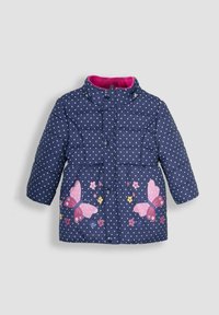JoJo Maman Bébé APPLIQUE PUFFER - REGULAR FIT - Žieminis paltas - navy white dot