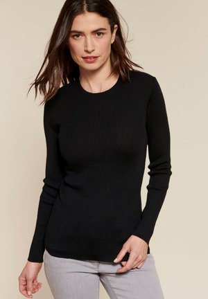 Damart COL ROND  - Jumper - noir