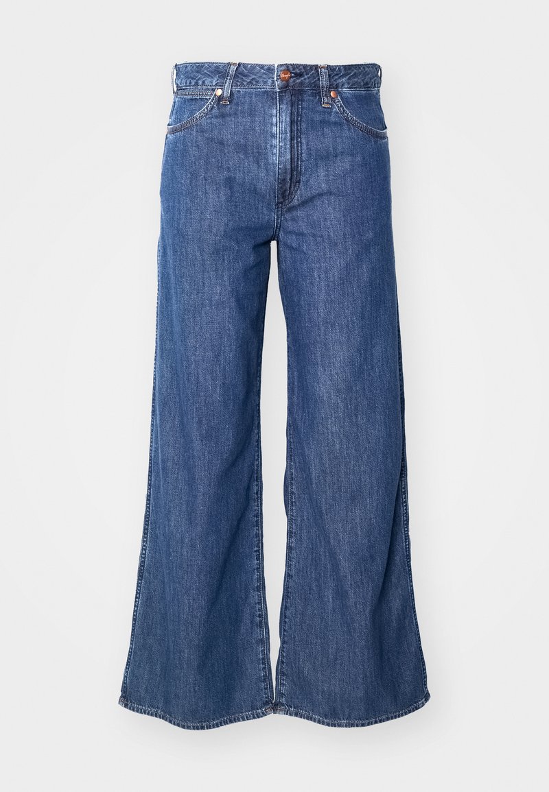 Wrangler Wide leg blauw denim/bluedenim