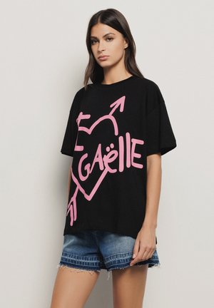 GAeLLE T-shirt con stampa - nero