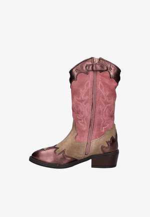 Nelson Kids, NELSON MEISJES COWBOYLAARS - Cowboy-/Bikerlaarzen - roze