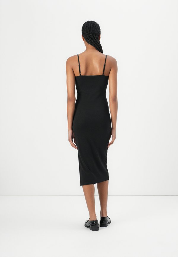 STRAPPY BADGE MIDI DRESS - Jersey dress2