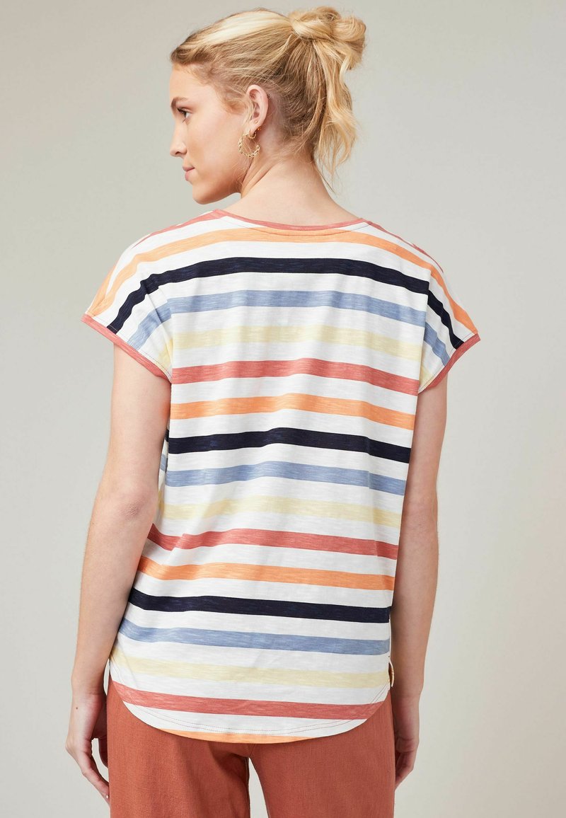Damen T-Shirts | Next SLUB T-Shirt print multi stripe/rot - AS67447 Damen T-Shirts | Next SLUB T-Shirt print multi stripe/rot - AS67447