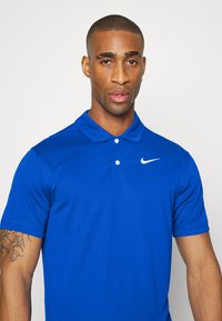 Nike Performance SOLID - Polo - game royal/white