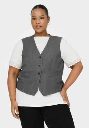 CARIRIS-HATTIE - Bodywarmer - dark grey melange