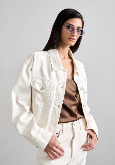 Agolde MARTIKA JACKET - Džínová bunda - fortune cookie/natural