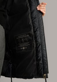 JOOP! STEPP IN GEMUSTERT - Wintermantel - schwarz