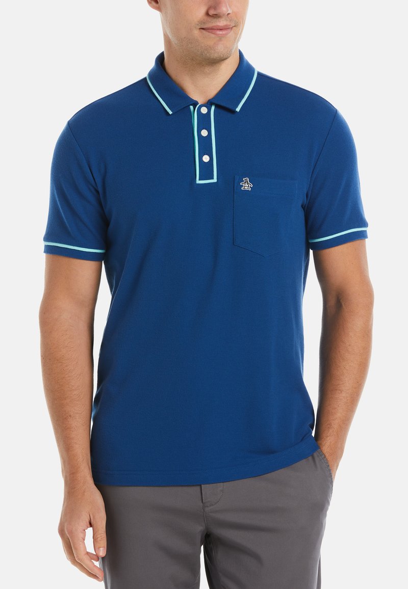 Original Penguin Poloshirt limoges/blau Zalando.de