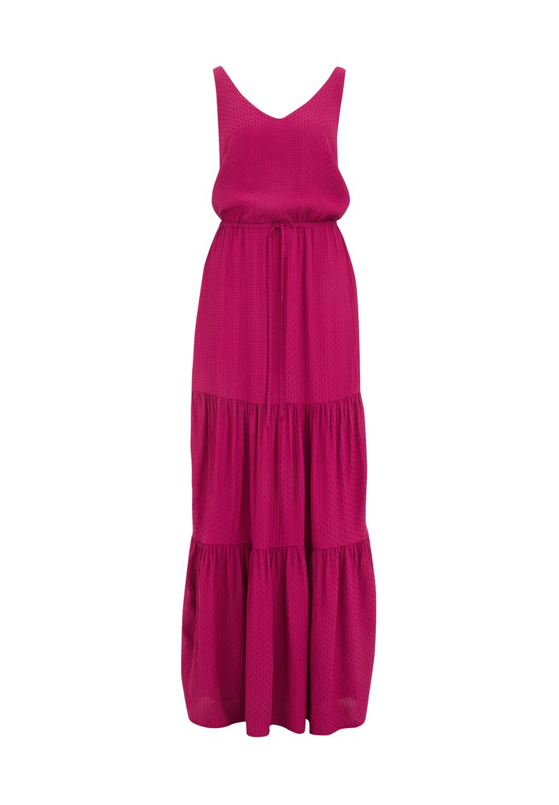 WE Fashion Maxi-jurk donkerroze