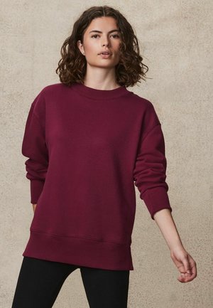 LONGLINE STANDARD - Felpa - burgundy berry red