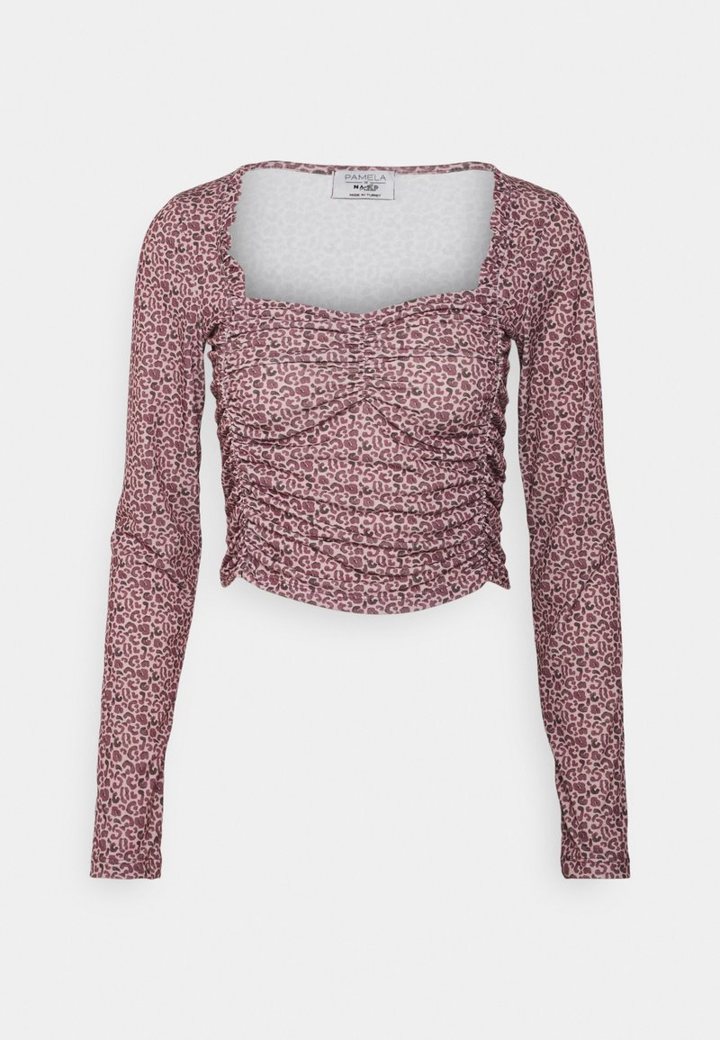 NA-KD Longsleeve donkerroze