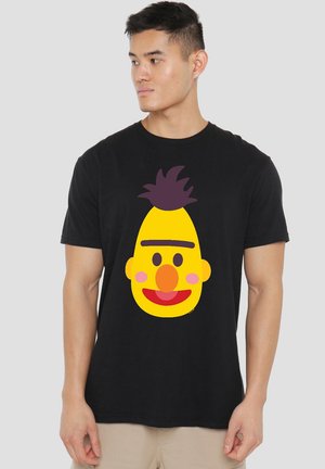 SESAME STREET BERT KAWAII FACE - Print T-shirt - black