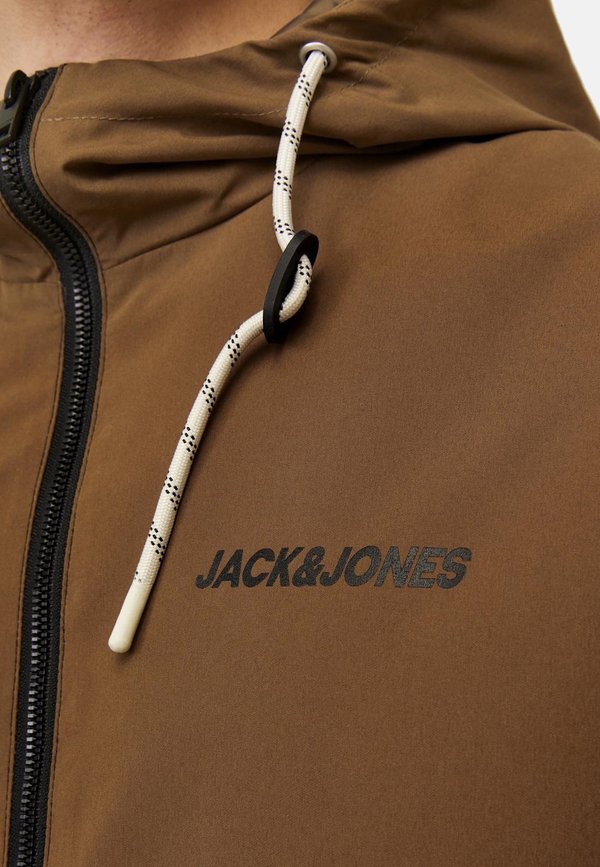 JJERUSH HOOD - Light jacket - braun2