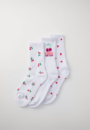 Vero Moda VMMEL 3 PACK - Socken - snow white