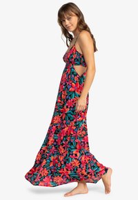 Roxy HOT TROPICS - Maxi-jurk - anthracite floral fiesta big