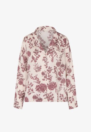 Hunkemöller, HUNKEMÖLLER JACKET WOVEN PRINT - Pyjamashirt - beige