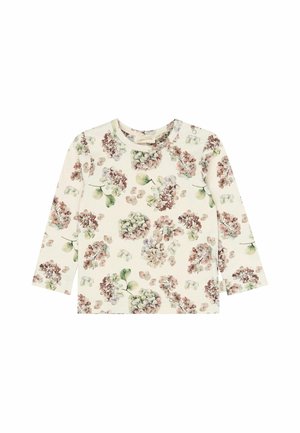 Petit Piao, PPSTAR L_S TEE - Long sleeved top - eggnog hydranger aop
