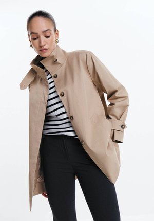 LEIGHTON STRAIGHT - Trenchcoat - beige