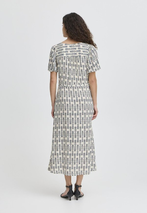 IHVERA - Day dress - birch ikat stripe3