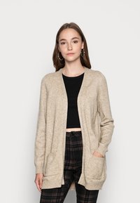 ONLY - ONLLESLY OPEN  - Cardigan - beige melange Thumbnail Image 1