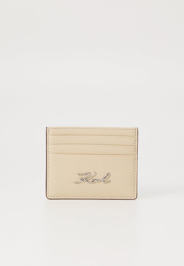 SIGNATURE CARDHOLDER - Wallet - trench beige