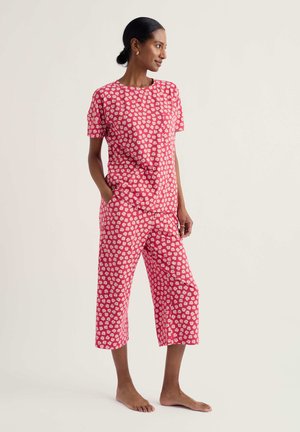 MOONLIGHT SET - Nattøj sæt - pink pressed daisy radish