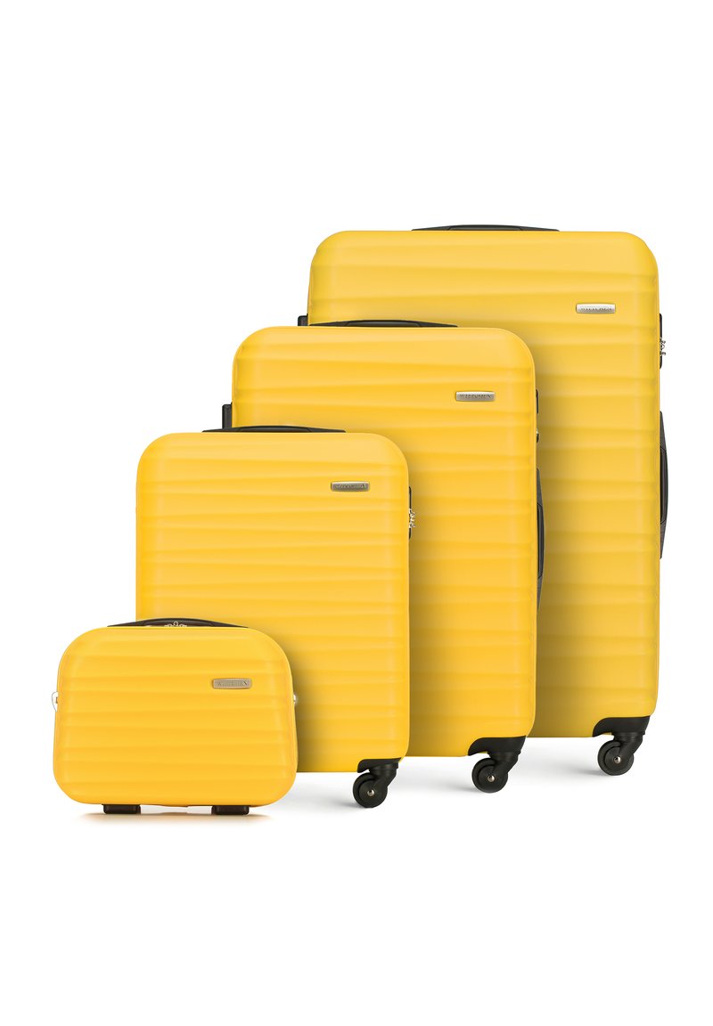 WITTCHEN LUGGAGE SET WITH WASH BAG FROM ABS - Kofferset - yellow