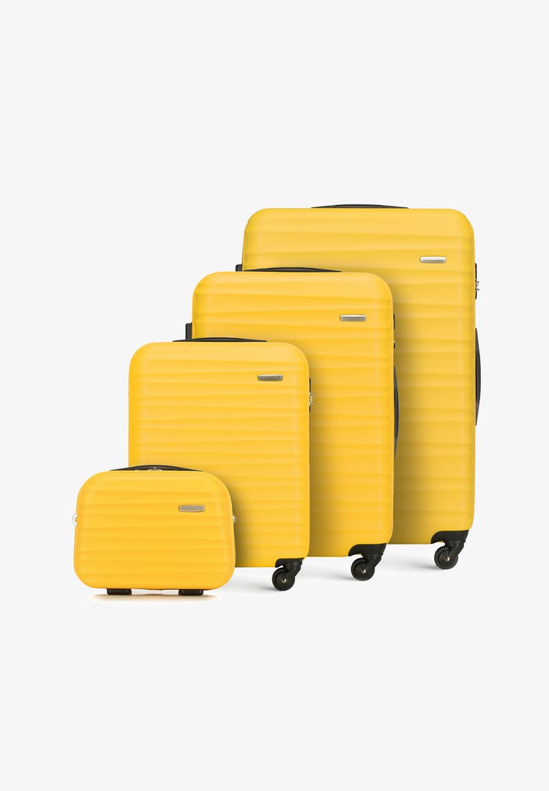 WITTCHEN LUGGAGE SET WITH WASH BAG FROM ABS - Kofferset - yellow
