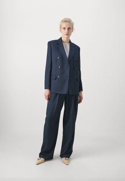 Theory SHAPED - Kurzmantel - nocturne navy