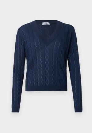 Pulover - navy tones